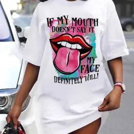 Women's Loose Fitting Short Sleeved Summer T-shirt Dress for Effortless Style and Comfort