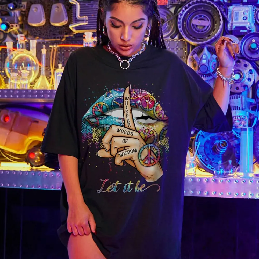 Women's Loose Fitting Short Sleeved Summer T-shirt Dress for Effortless Style and Comfort