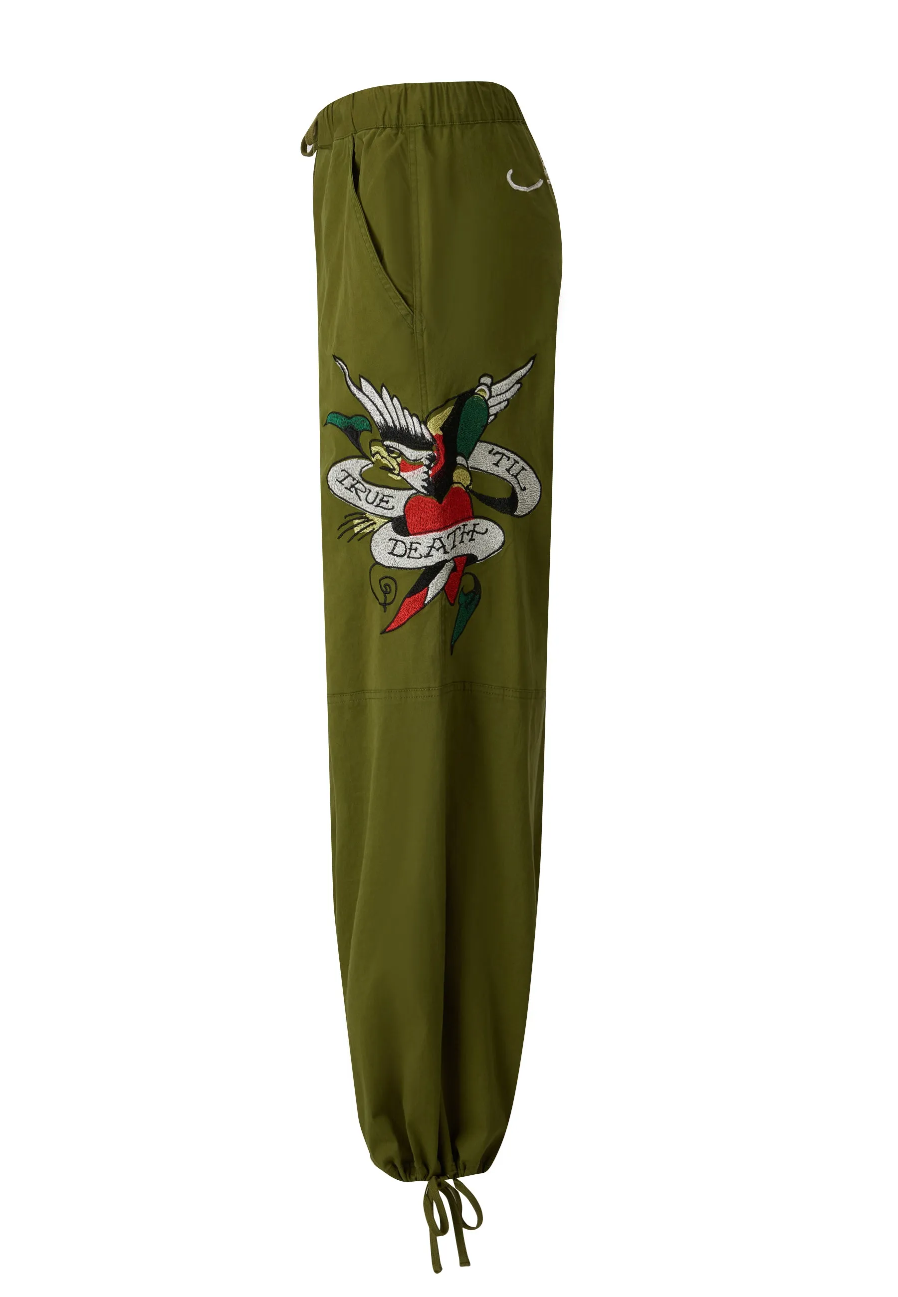 Womens True Til Death Tech Trouser - Green