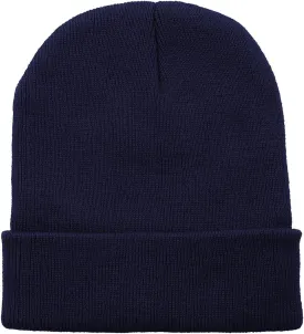 Zando Beanie for Men Women Cuffed Cap Soft Slouchy Beanie Winter Knit Hats Fisherman Beanie Skull Cap Unisex Daliy Beanie